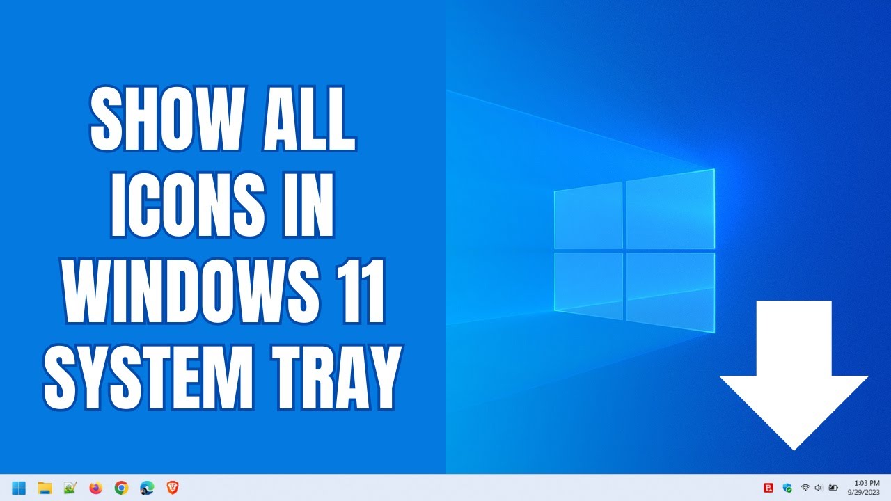 How To Show All Icons In System Tray On Windows 11 Quick Tutorial 