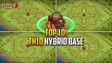 TO 10! Best Town Hall 10 (TH10) Hybrid Base Layout + Copy Link 2023 | Clash of Clans