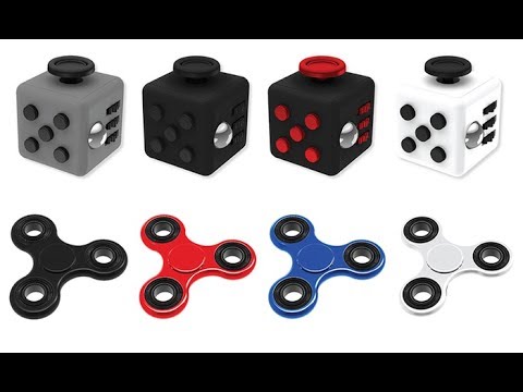 Видео: Fidget Spinner + fidget cube հակասթրես խաղալիքներ Չինաստանից Aliexpress