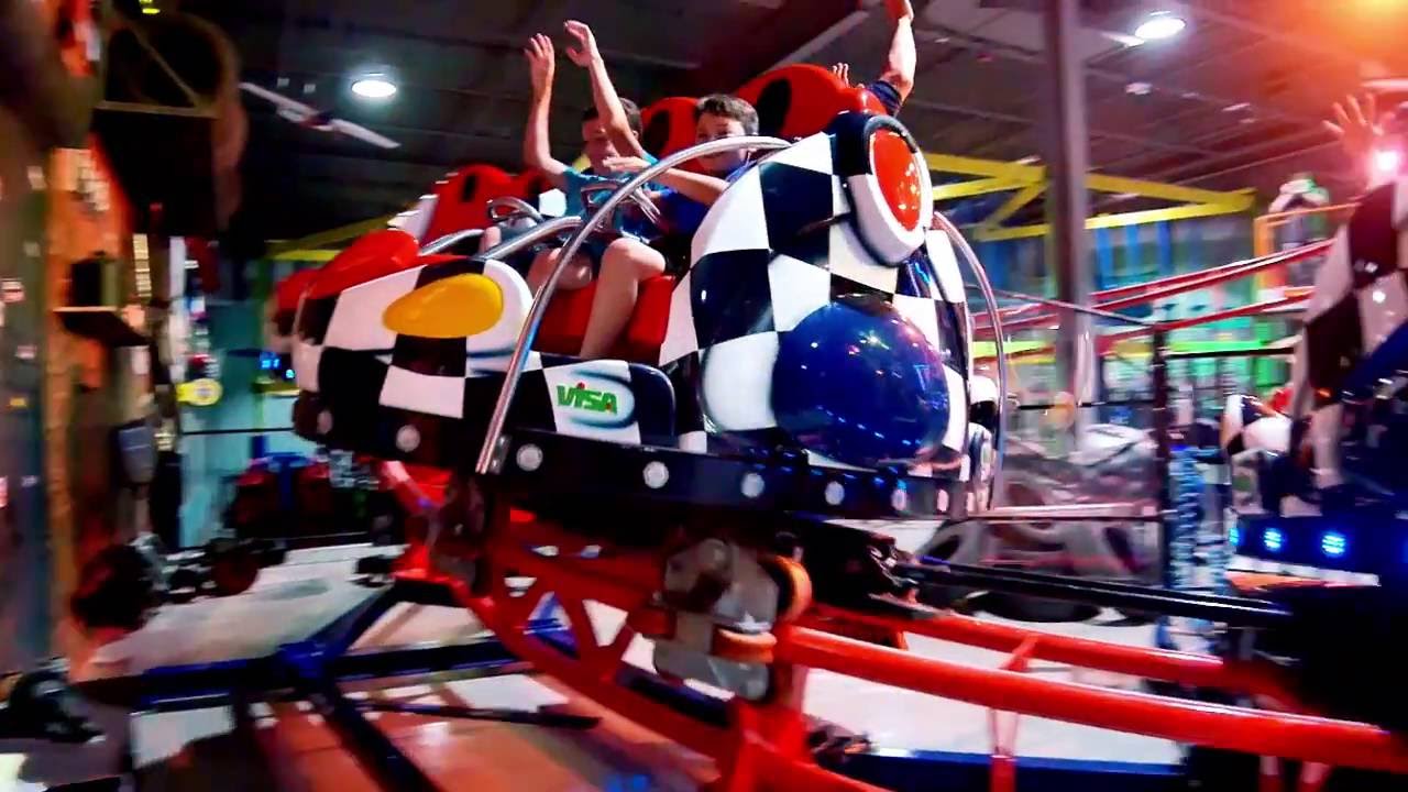 games people play Freedom Rider Spinning Coaster at iPlay America