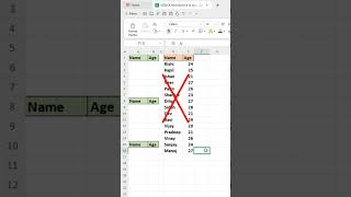 Vstack Formual Trick in Excel #exceltricks #exceltips #excel #excelshorts #exceltutorial