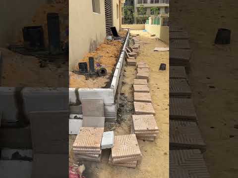 تصميم حديقه في مدينتي وانتظروا فيديو بعد البلاط والنجيله والفنش للتواصل 01091358391