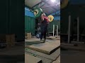 Double clean and jerk 95kg weightlifting  