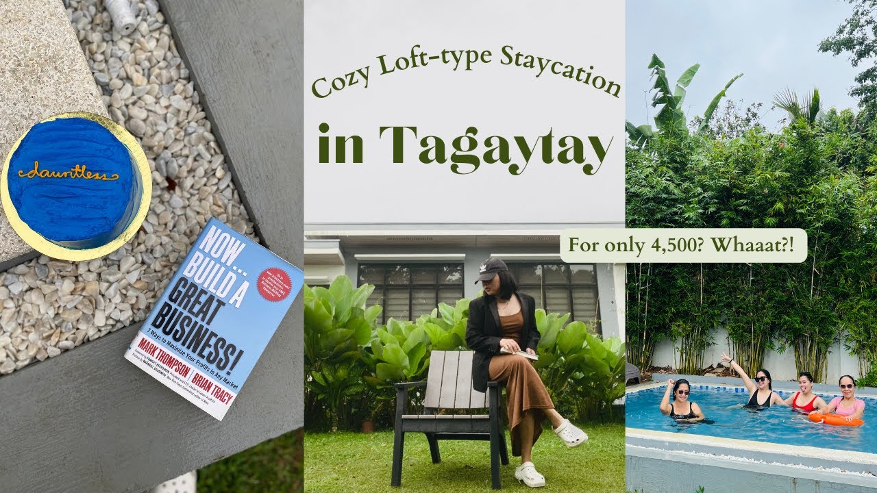 Cozy Yet Affordable Staycation in Tagaytay! 🍃 Petfriendly Restaurant