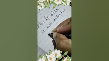 Cursive Writing ASMR #shorts #asmr #handwriting