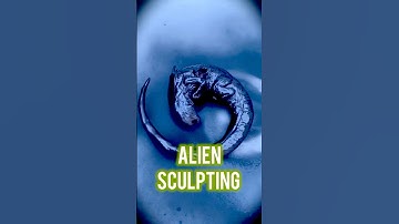 Alien Sculpting #alien #alienearth #sculpting