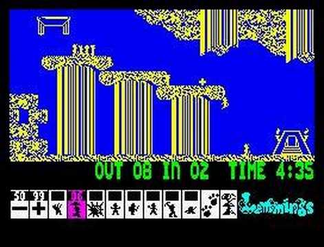 Lemmings (ZX Spectrum) 1991