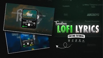 🔥 LOFI Lyrics Editing Tutorial | Lofi Song Bangla | Alight motion Tutorial