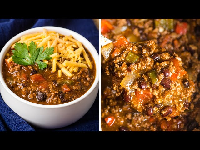 EASY Instant Pot Chili [step by step VIDEO] - The Recipe Rebel