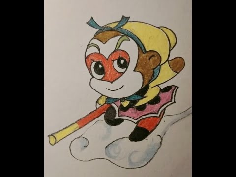 Video Vẽ và tô màu Tôn Ngộ Không - youtube
