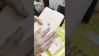 サウザンドサニー号の手帳カバー。使い込むと飴色に育っていくよ　#ワンピース #ほぼ日手帳