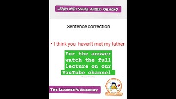Sentence correction CSS SPSC NTS and IBA tests and past papers solved #english #grammar