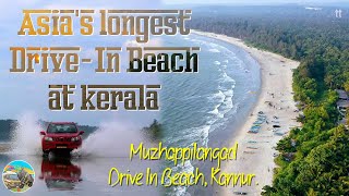 Asia's longest Drive-In Beach at Muzhappilangad Drive In Beach