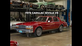 Orig Owner 1978 CADILLAC SEVILLE with 24K orig miles arrives at West Coast Classics, Torrance, CA