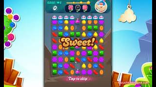 Candy Crush Saga Level 6856 * Never paid for Boosters Gameplay