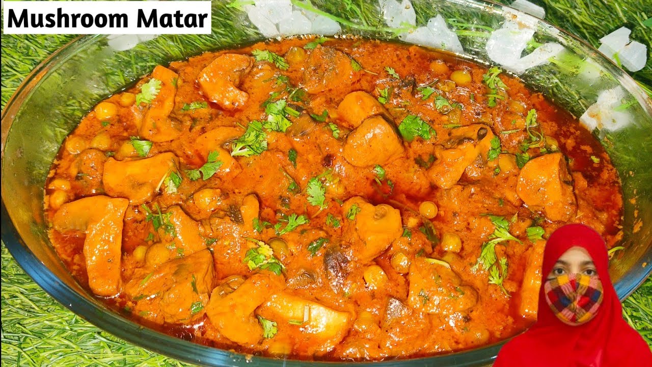 Mushroom Matar 🤤 Restaurant Style Mushroom Recipe. Vegetarian lover Special Recipe