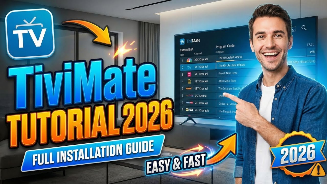 TiviMate Setup Tutorial 2026 – Full Installation Guide - YouTube