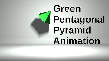 Pentagonal pyramid animation with music - CGI