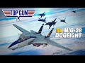 Top Gun Dogfight | F-14 Tomcat Vs 5x Mig-28 | Digital Combat Simulator | DCS |