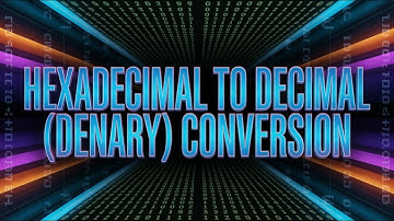 Hexadecimal To Denary Conversion | Hexa To Decimal | Number System | Computer Science (Hindi/Urdu)
