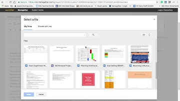 Managebac Personal Project Overview