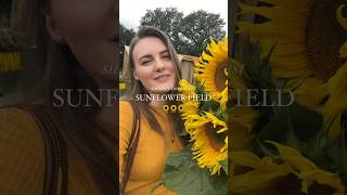 🌻SUNFLOWER FIELD🌻- summer bucket list | Londoner #shortsvideo #londoner