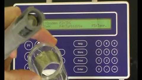 TPS Dissolved Oxygen Calibration