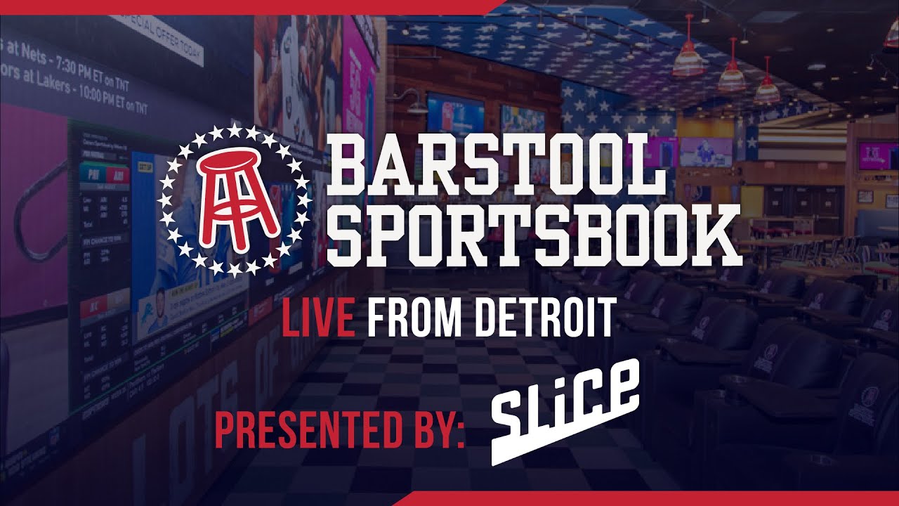 Live from the Barstool Sportsbook @greektowncasino for the AFC Championship presented by @slice