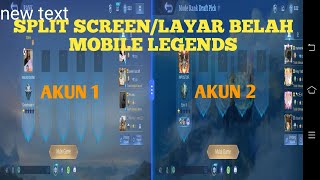 Cara split screen belah layar mobile legends terbaru screenshot 2