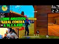 APOSTADO, LZINN AMASSOU CONTRA TG E K9 NO 4V4 INSANO , PAIN VS LOUD , SINCE LEVOU OS 4 ? FREE FIRE