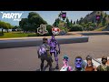 Toxic Party Royale Players React To Default Turning Into Every OG Skin In Fortnite