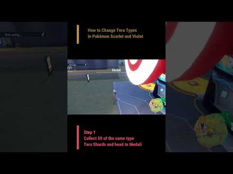 How to change a Pok&eacute;mon's Tera Type in Pok&eacute;mon Scarlet and Viole