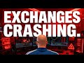 CRYPTO EXCHANGES CRASH AS RETAIL PANICS! #crypto #cryptocurrency #cryptocrash