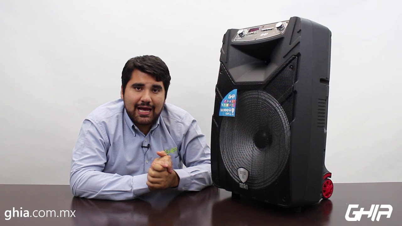 Bocina tipo Baffle modelo Titan 15\