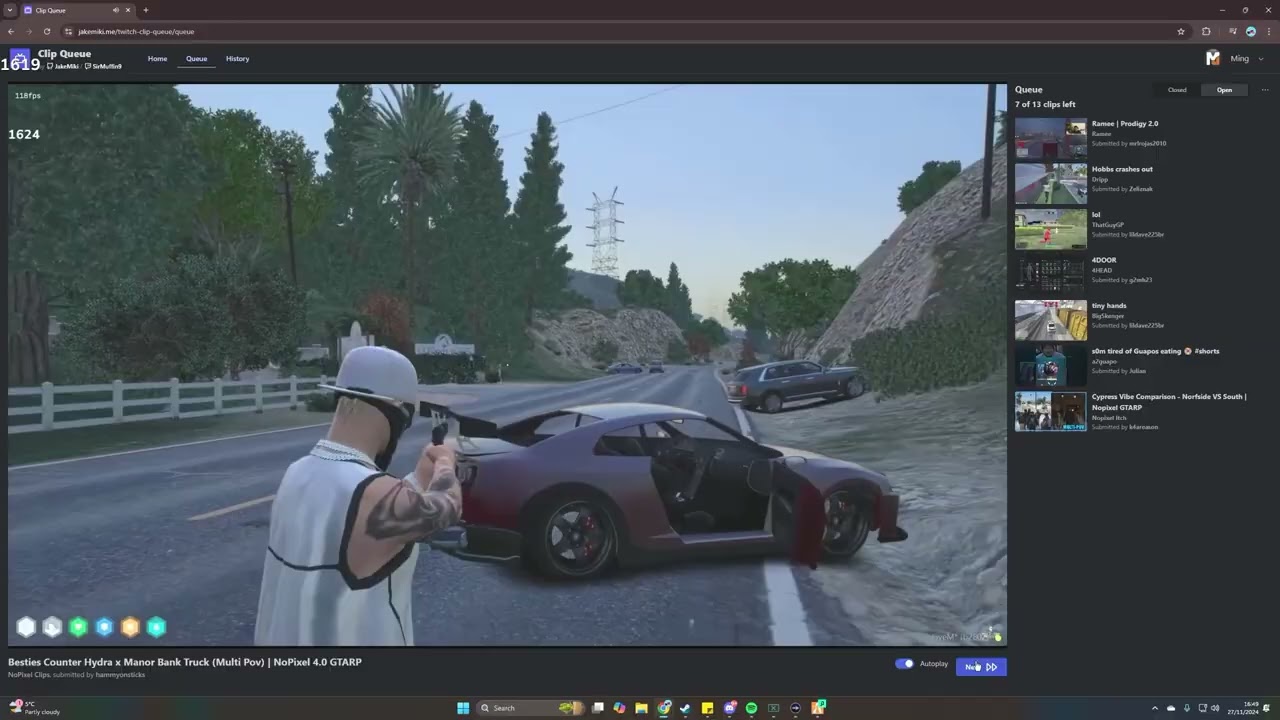 Ming reacts to The Besties countering Manor x Hydra's Bank Truck. | GTA NoPixel 4.0