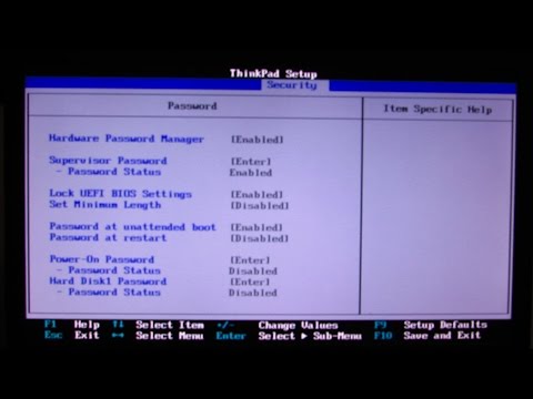 How to unlock BIOS Supervisor Password from Lenovo Thinkpad Laptop (no damage to laptop)