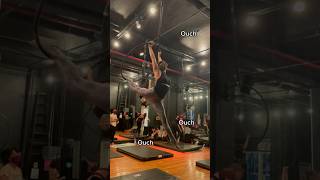 Painful Split on the Aerial Hoop! #lyra #aerialhoop #aerialist