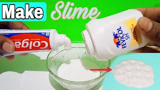 How to make a Slime with Colgate || Mr. Experiment Lover