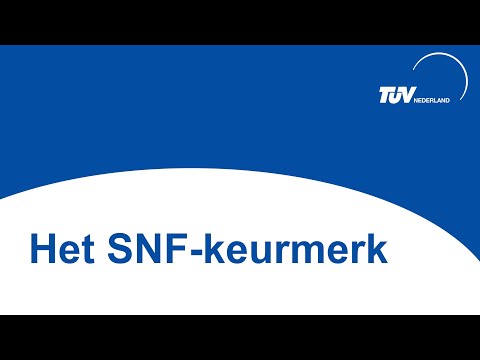 SNF-keurmerk | Wat, waarom en hoe? | TÜV Nederland