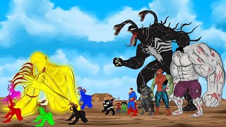 Hulk Spider Man Venom Vs Scp 999 Play For One Panic For Billions - Funny Super Heroes Movies