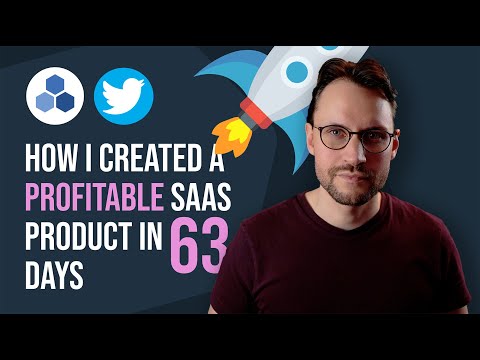 How I created a profitable SaaS Product in 63 days - as a side project