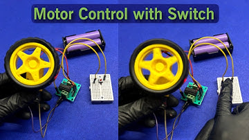 Powering Motion: Motor Driving with Switch I Robo Army I Basic Electronics Project