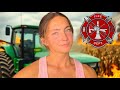 Fighting Off A FIRE Storm With Tractors