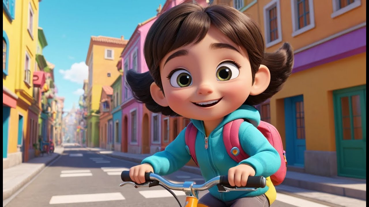 Bicycle Bell and Racing Feet | Fast-Paced Kids Song | Ride, Race & Rhythm Rhyme