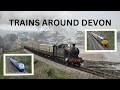 A busy day of trains around Devon