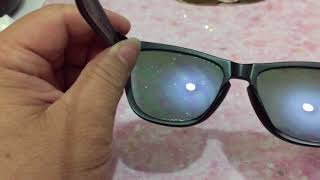 What to do when your Oakley lens starts to peel - YouTube