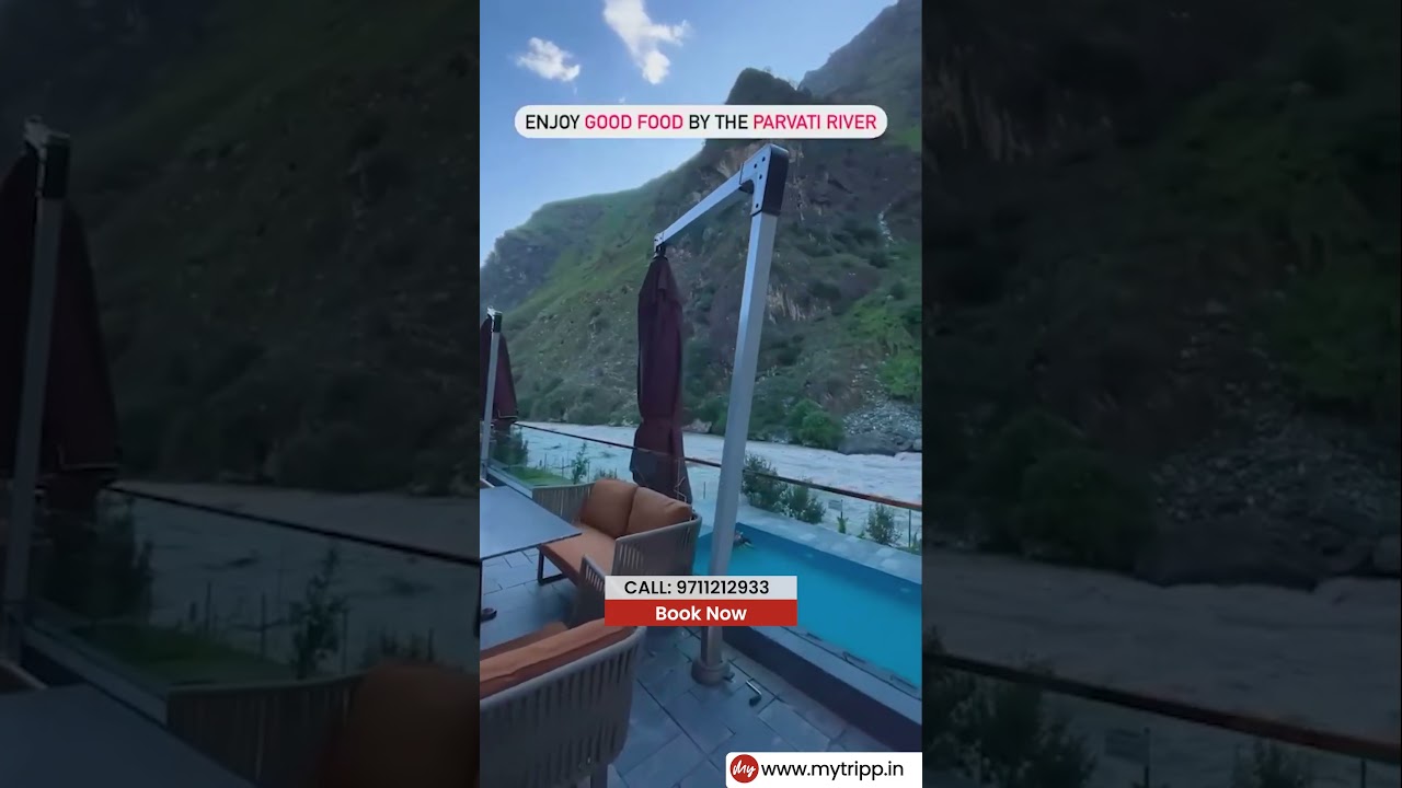 Kasol First Riverside Resort with Swimming Pool 