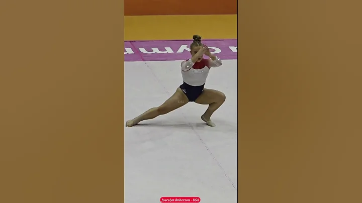 📌 Joscelyn Roberson from the USA 🇺🇸 Floor Exercise | Women’s Qualification | 2025 FIG AGWC Jakarta,