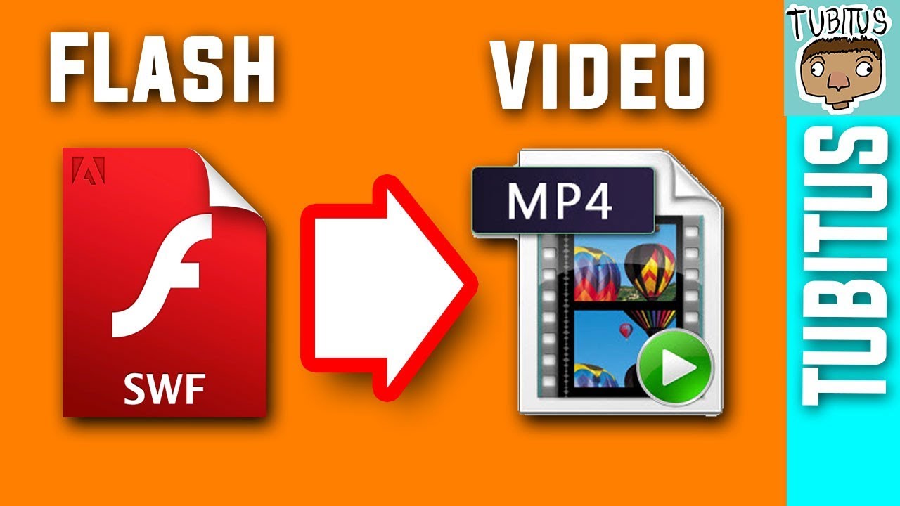 How to export a Flash animation in video format / from swf to video -  YouTube