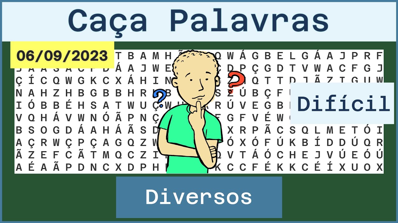 Pin em Caça Palavras